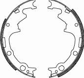 Колодки гальмові задні, барабанні 451100 Remsa