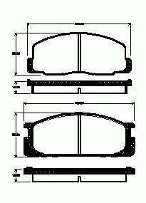 Купити 425014 Peugeot/Citroen Колодки гальмівні передні, дискові