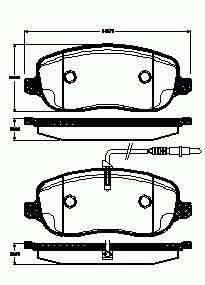 Гальмівні колодки Remsa 87912 ціна, від 18.93 USD