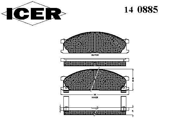 Гальмівні колодки VALEO 301618 ціна, від 30.35 USD