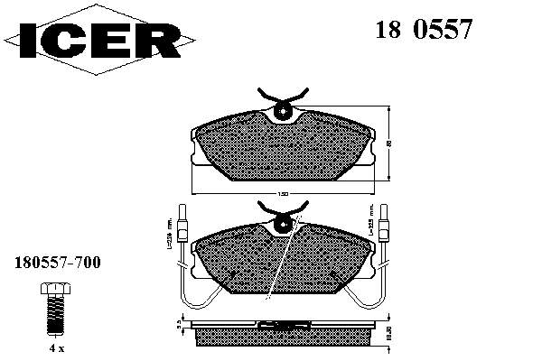 Купити RD21404STD Rider Колодки гальмівні передні, дискові