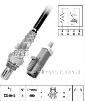 Купити 258986777 Bosch Лямбда-зонд, датчик кисню після каталізатора