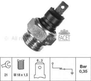 Манометри (показник тиску масла) Facet 70034 ціна, від 4.05 USD