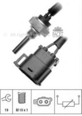 Термодатчик охолоджуючої рідини Facet 73110 ціна, від 18.44 USD