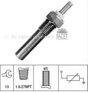 73135 Facet датчик температури охолоджуючої рідини