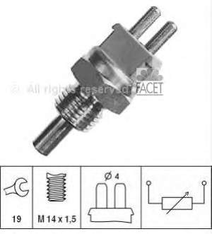 Термодатчик охолоджуючої рідини Facet 73139 ціна, від 7.10 USD
