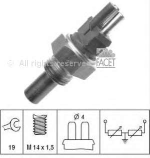 Термодатчик охолоджуючої рідини Facet 73140 ціна, від 10.14 USD