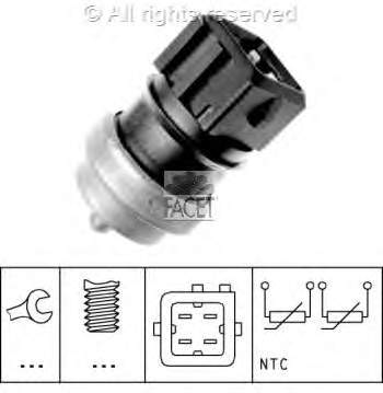 Датчик температури охолоджувальної рідини Facet 73251