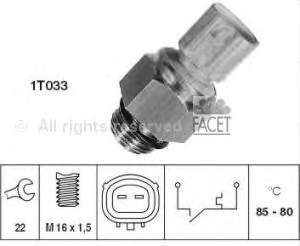 Датчик температури радіатора Facet 75173 ціна, від 7.52 USD
