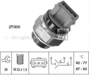 Датчик температури радіатора Facet 75630 ціна, від 13.26 USD