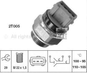 Датчик температури радіатора Facet 75672 ціна, від 14.42 USD
