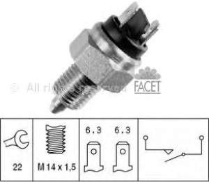 Датчик включення ліхтарів заднього ходу 76001 Facet