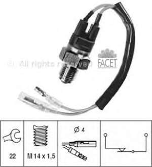 Датчик включення ліхтарів заднього ходу 76078 Facet