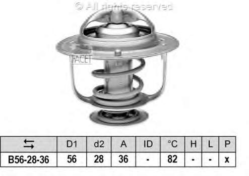 Термостат 78222S Facet