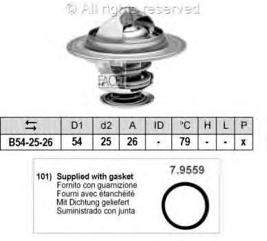 Термостат 78299 Facet
