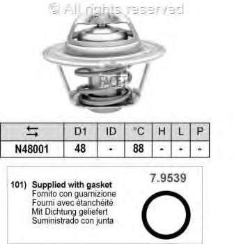 Автомобільний термостат Facet 78470 ціна, від 6.43 USD