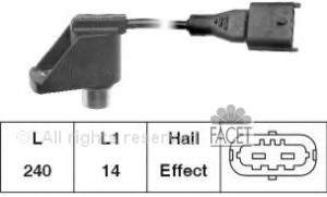 Датчик положення розподільного валу 90286 Facet