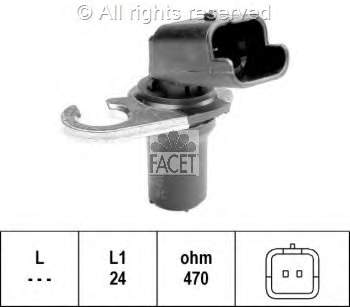 Датчик колінвала 90293 Facet