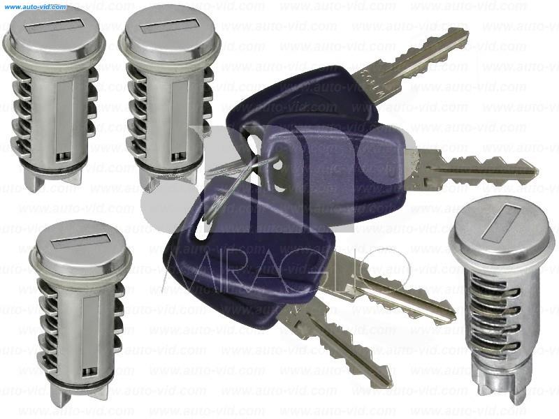 Комплект личинки замків Fiat Doblo I