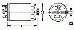 Фільтр тонкого очищення палива Clean DN993 ціна, від 16.39 USD