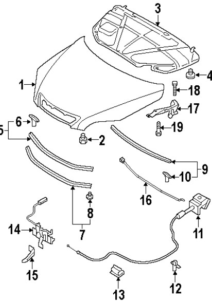 Купити Капот Mazda 3  BK