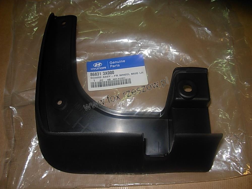 Бризковики передній, лівий Hyundai/Kia 868313X000 ціна, від 8.08 USD