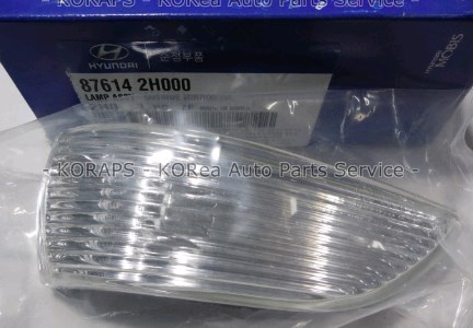 876142H000 Hyundai/Kia Покажчик повороту дзеркала, лівий