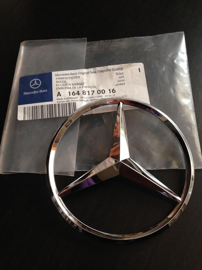 1648170016 Mercedes емблема кришки багажника, фірмовий значок