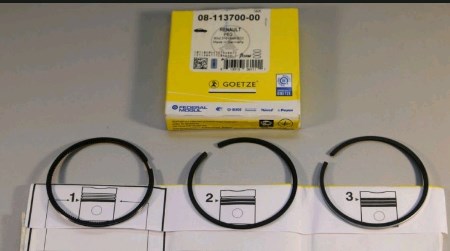 Кільця поршневі на 1 циліндр, STD. Goetze 0811370000 ціна, від 18.49 USD