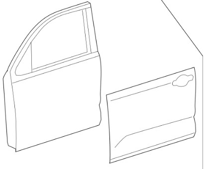 Двері передні, ліві Toyota Sequoia (K6) (Тойота Секвойя)