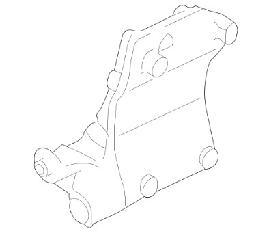Кронштейн компресора кондиціонера Subaru 23950AA070 ціна, від 27.90 USD