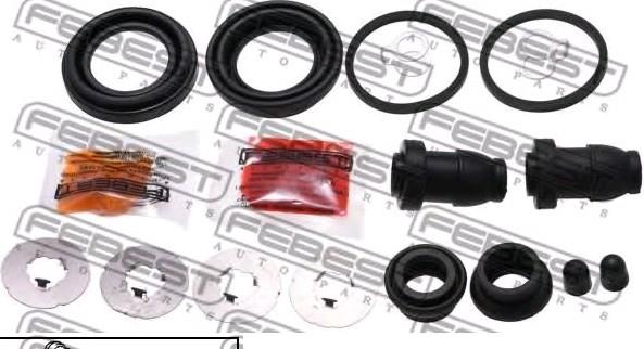 Ремкомплект заднього гальмівного супорта на Lexus GS  S19