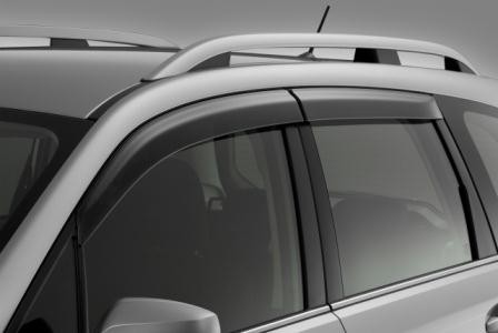 Дефлектор-обтікач (вітровики) на скло дверей, комплект 2 шт Subaru Forester (S13, SJ) (Субару Форестер)