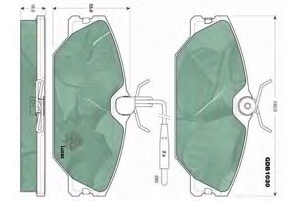 Купити 986461765 Bosch Колодки гальмівні передні, дискові