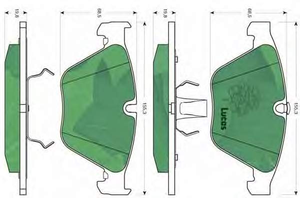 Купити CMX1260 Friction Master Колодки гальмівні передні, дискові
