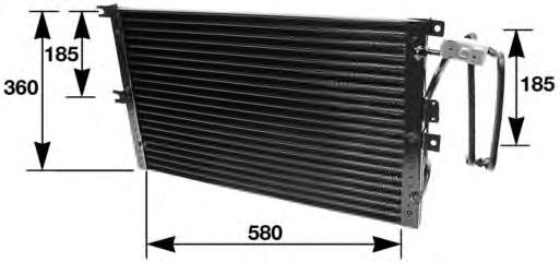 Радіатор кондиціонера 8FC351036031 HELLA