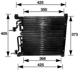 Радіатор кондиціонера 8FC351036421 HELLA