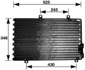 Конденсатор кондиціонера Ford 1352296 ціна, від 6.27 USD