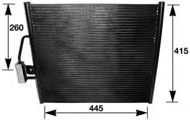 Радіатор кондиціонера 8FC351037051 HELLA