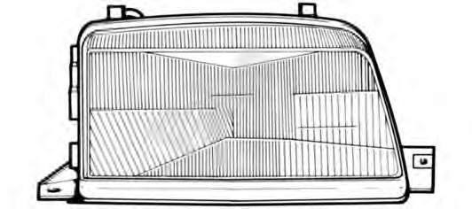 Фара ліва 7701042951 Renault (RVI)