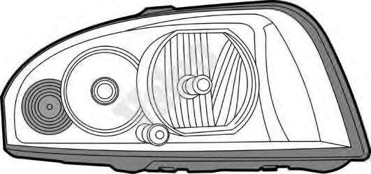 Фара VALEO 087671 ціна, від 255.31 USD