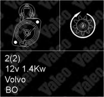 Купити 436085 VALEO Стартер