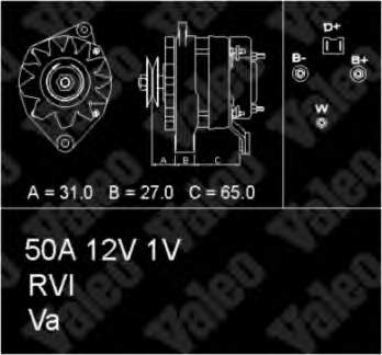 Генератор 436350 VALEO