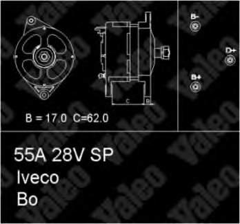 Генератор 436417 VALEO