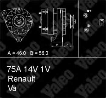 Генератор 7700612755 Renault (RVI)