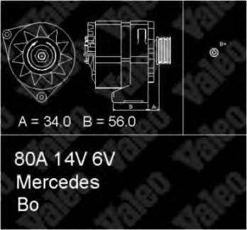 Купити A0081540202 Mercedes Генератор