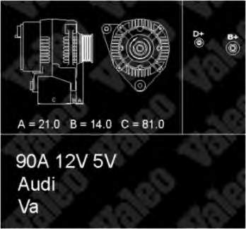 Генератор автомобільний VALEO 436640