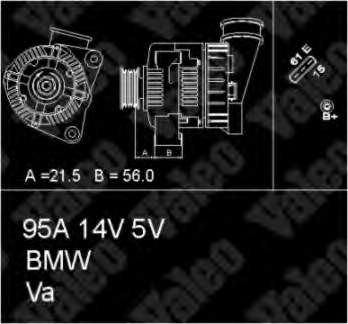 Купити 436665 VALEO Генератор