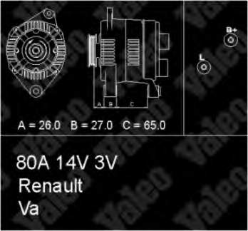 Купити 7700436627 Renault (RVI) Генератор