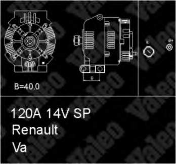 7701473660 Renault (RVI) Авто генератор